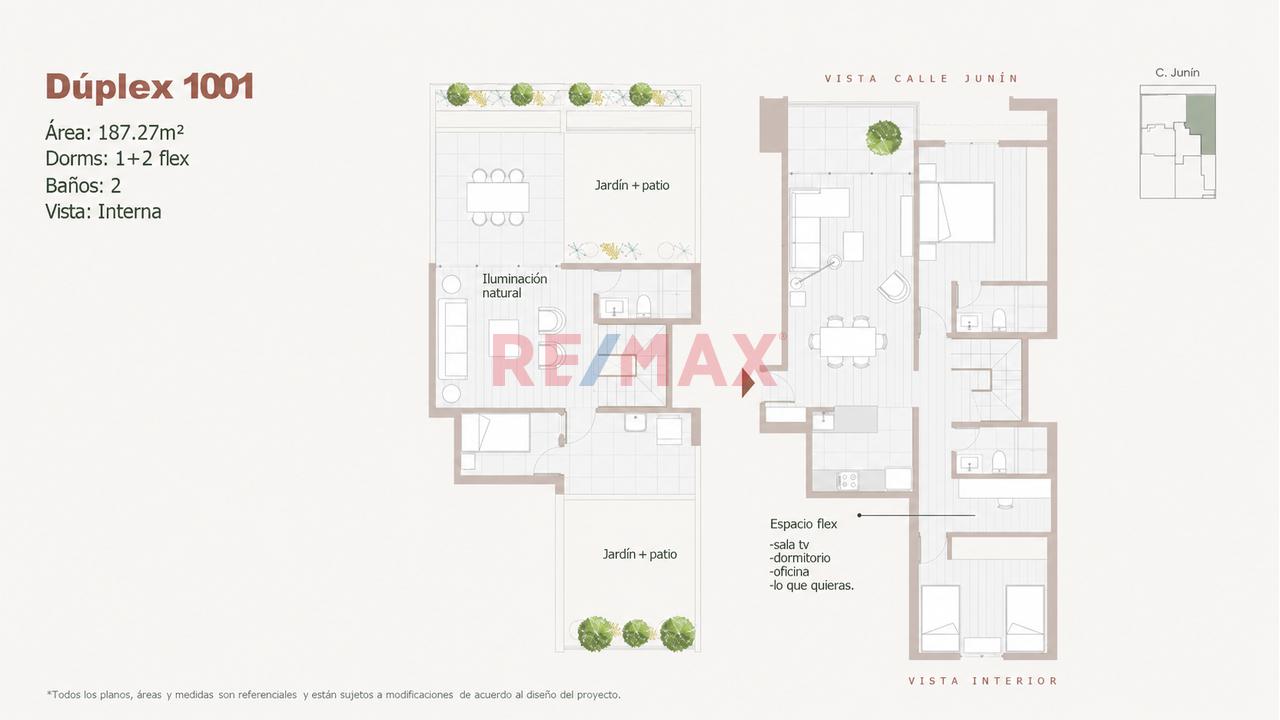 **Dúplex De Estreno En Venta En Miraflores De 187.27 M² Con Jardín Y Patio Privado** — foto 2