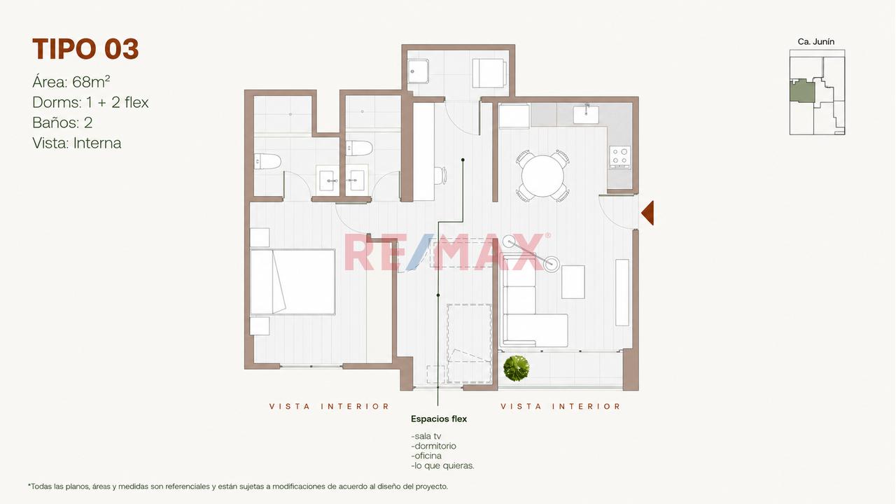 Flat De 68 M² En Una Ubicación Privilegiada De Miraflores — foto 2