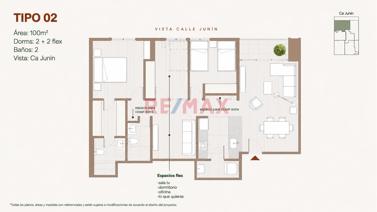 Departamento De Estreno | 100 M2 En Miraflores — foto 2