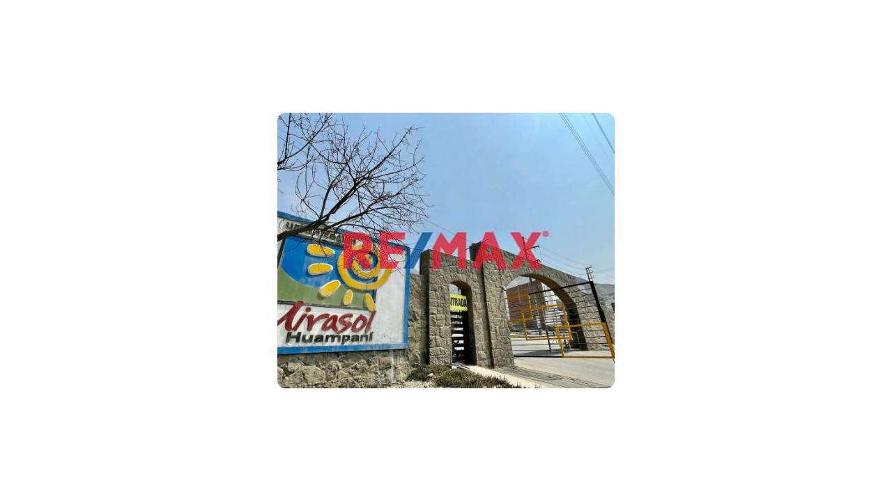 Venta De Terreno En Urbanizacion Mirasol De Huampani  - Lurigancho Chosica