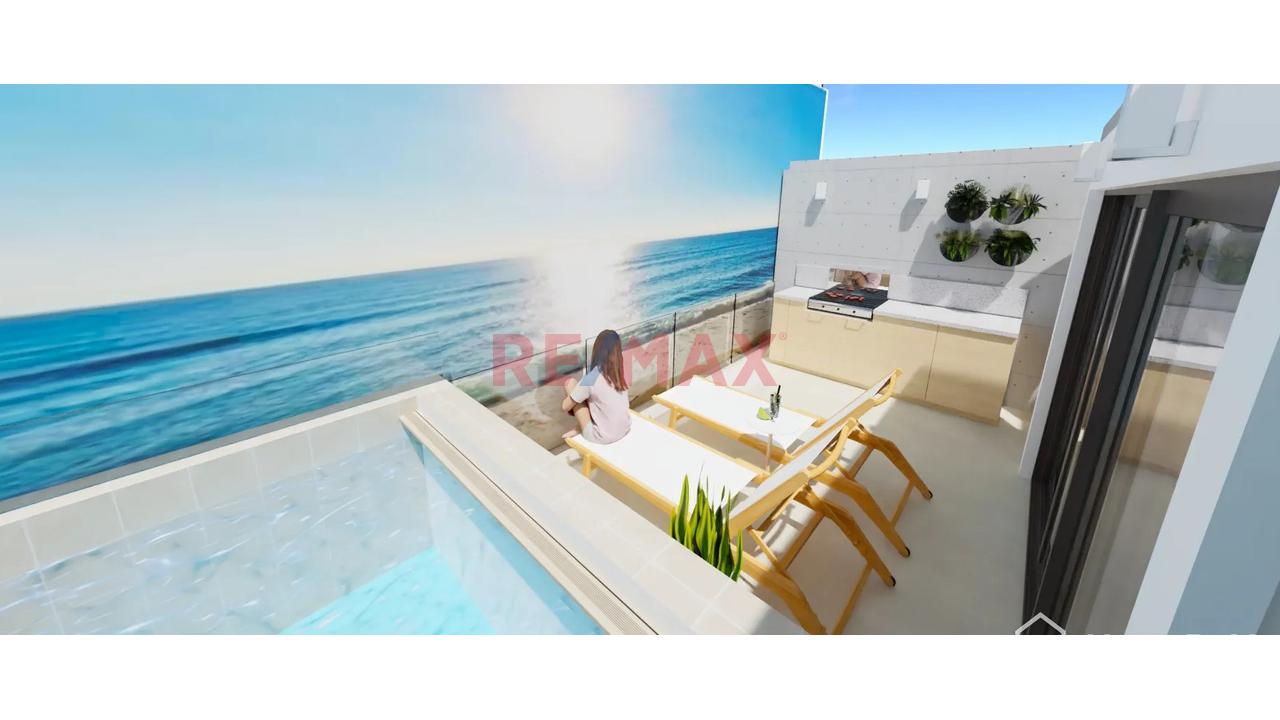 Departamento En Playa Caballeros Ocean Front Con Piscina - 6