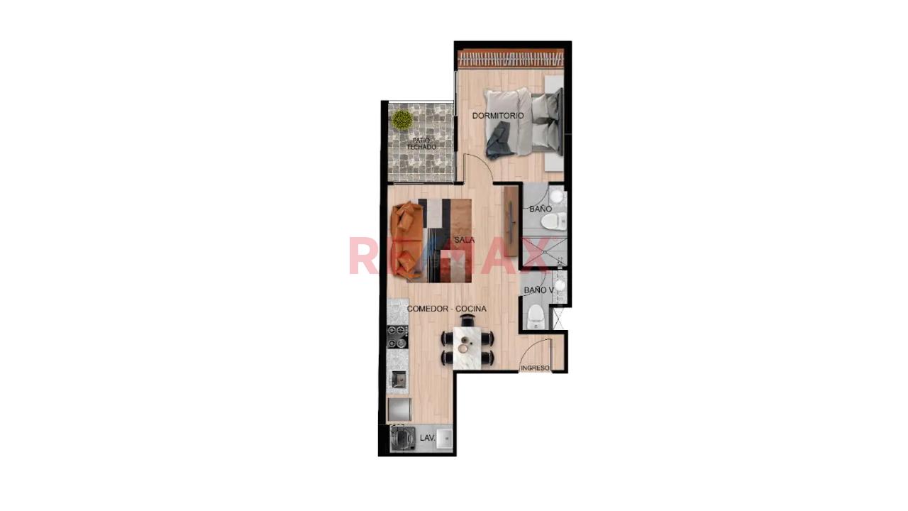 Departamento De Estreno Con Patio Privado En Santa Catalina | 1 Dormitorio | Entrega Julio 2026 — foto 11