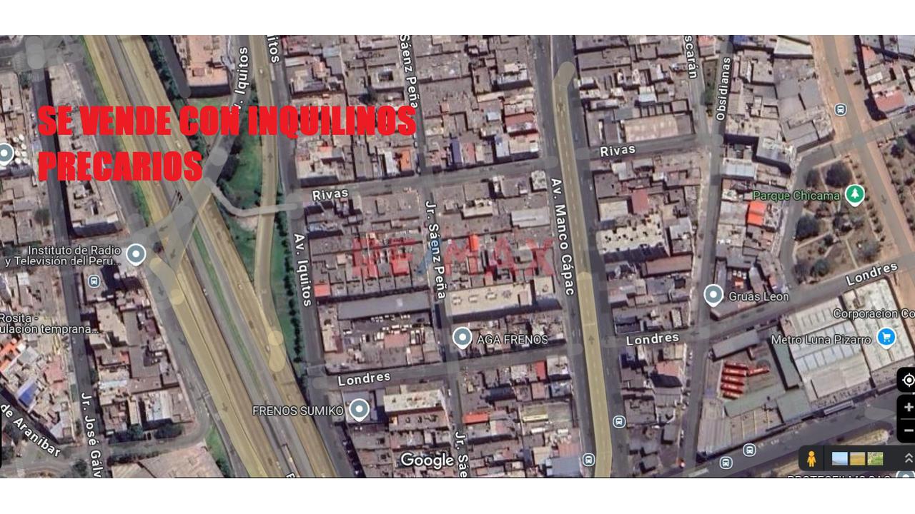 Excelente Oportunidad De Negocio, Se Vende Inmueble Como Terreno (1,022 M2) En La Mejor Zona Del Distrito De La Victoria - 1