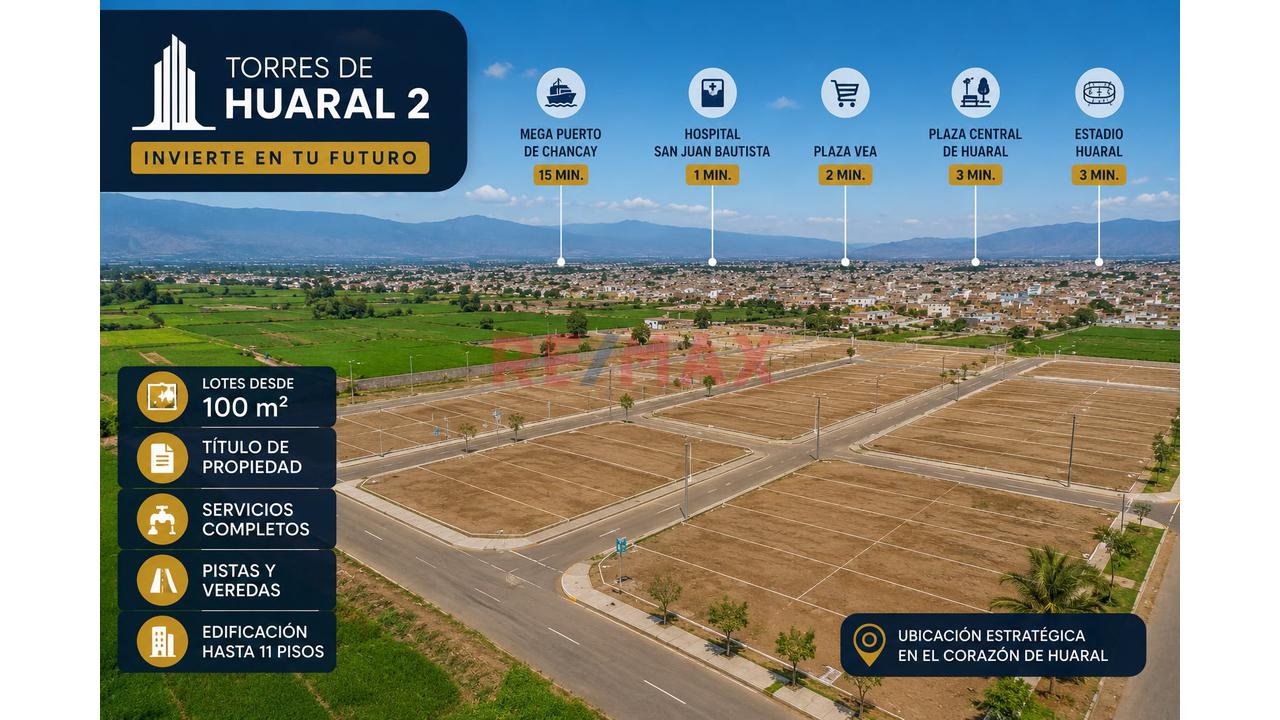 Terrenos En Huaral Desde 100M2 - 2
