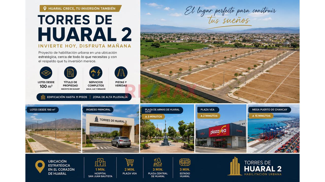 Terrenos En Huaral Desde 100M2 - 1