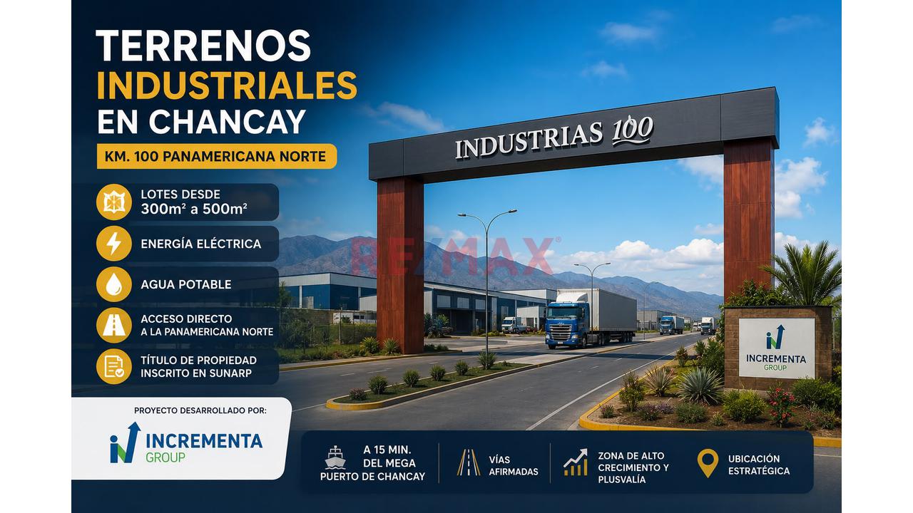 Terrenos Industriales En Chancay | Desde 300 M² - 1