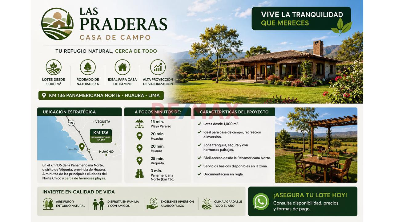 Terreno Para Casa De Playa O Campo En Huacho — foto 3