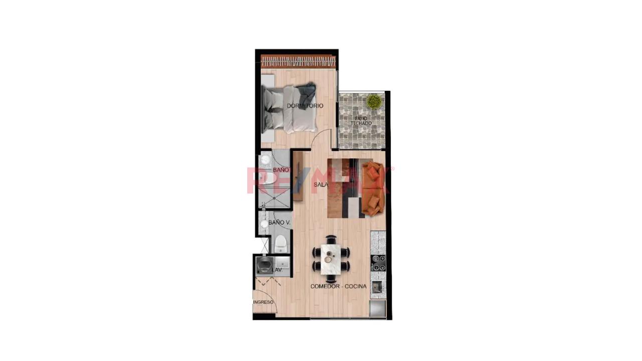 Departamento De Estreno Con Patio Privado En Santa Catalina | 1 Dormitorio | Entrega Julio 2026 — foto 13
