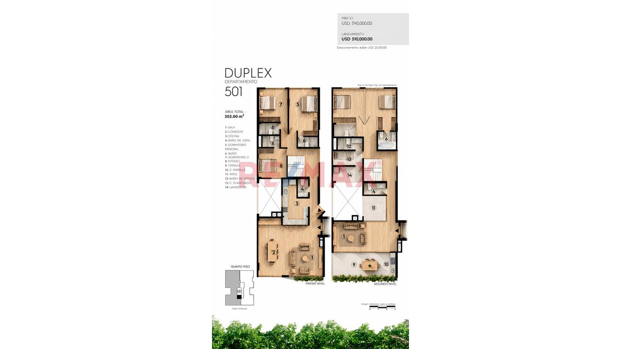 ¡Lanzamiento! Exclusivo Dúplex De 302M² Frente A Parque | La Aurora - Miraflores — foto 2