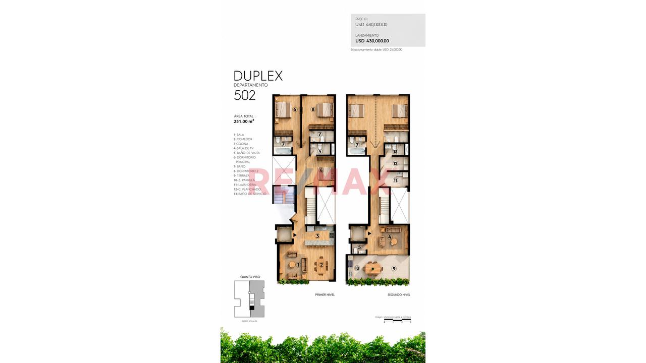 Oportunidad Lanzamiento: Dúplex De Lujo 251M² Con Terraza Y Parrilla | La Aurora — foto 2