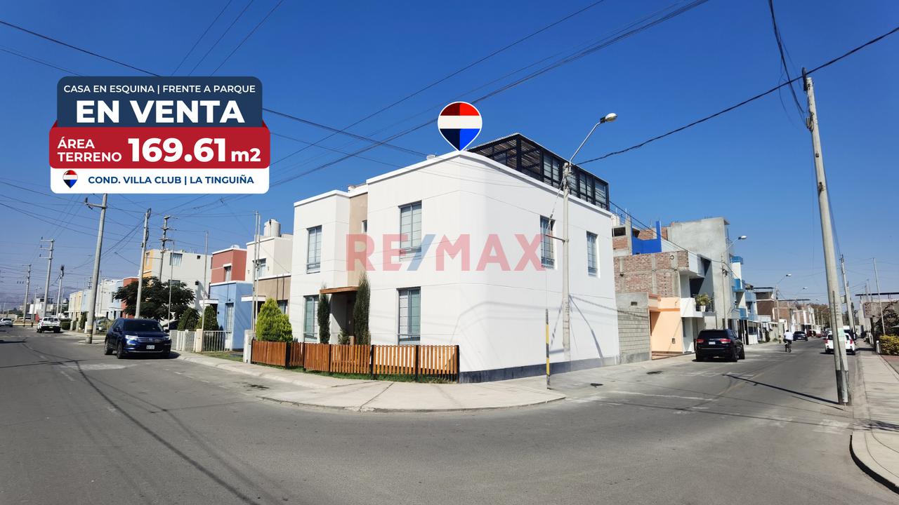 Casa En Esquina Frente A Parque | Condominio Villa Club | La Tinguiña, Ica - 1