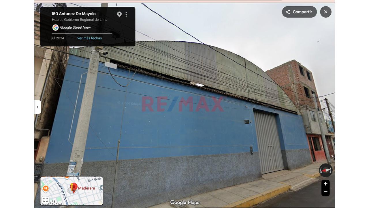 Terreno -Local Comercial De 560 Mts En Huaral Frente A Un Parque - A 3Km Del Puerto De Chancay - 7