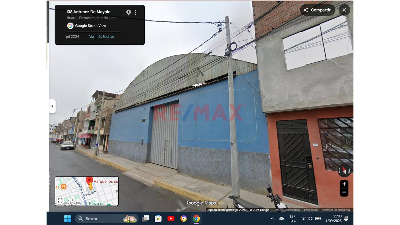 Terreno -Local Comercial De 560 Mts En Huaral Frente A Un Parque - A 3Km Del Puerto De Chancay - 13