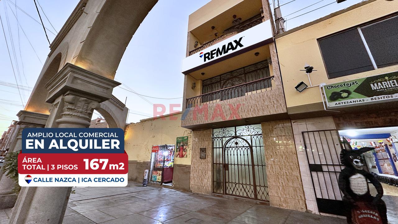 Amplio Local Comercial En Alquiler | Frente Al Templo De Luren (Ica) - 1