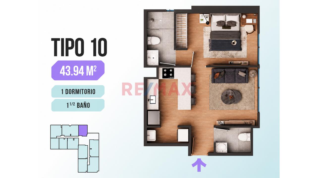 🏡 Vive Surco | Modernos Departamentos En Preventa De 1 Dormitorio — foto 3