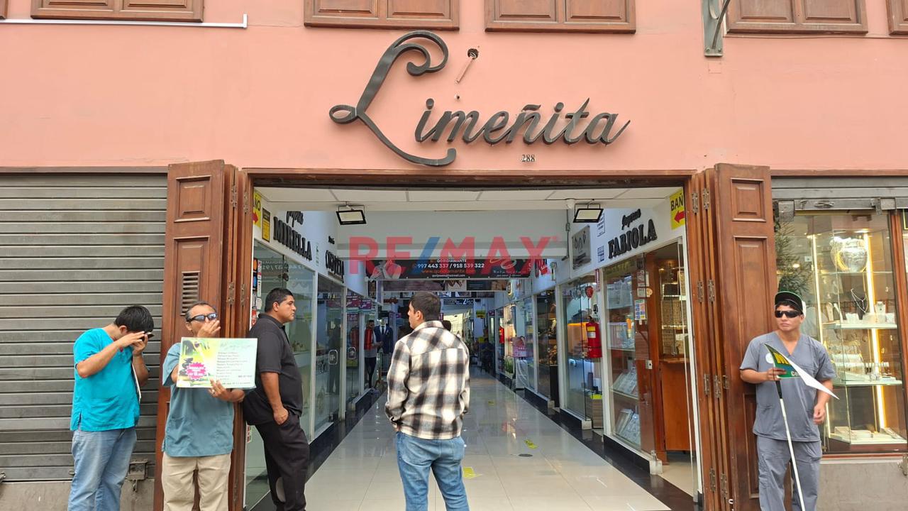 Oportunidad De Inversion! Venta De Local Comercial En Galeria La Limeñita - Huallaga