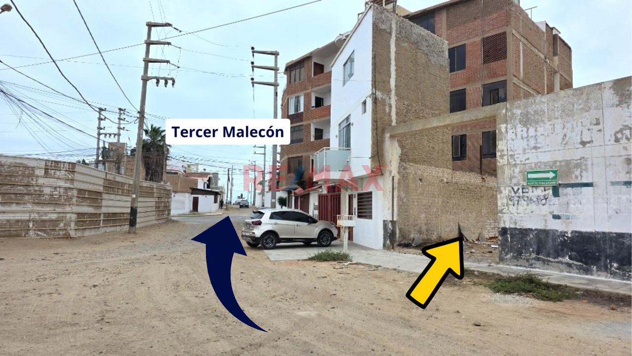 Terreno De 531 M2 Cerca Al 3Er Malecon De Pimentel.