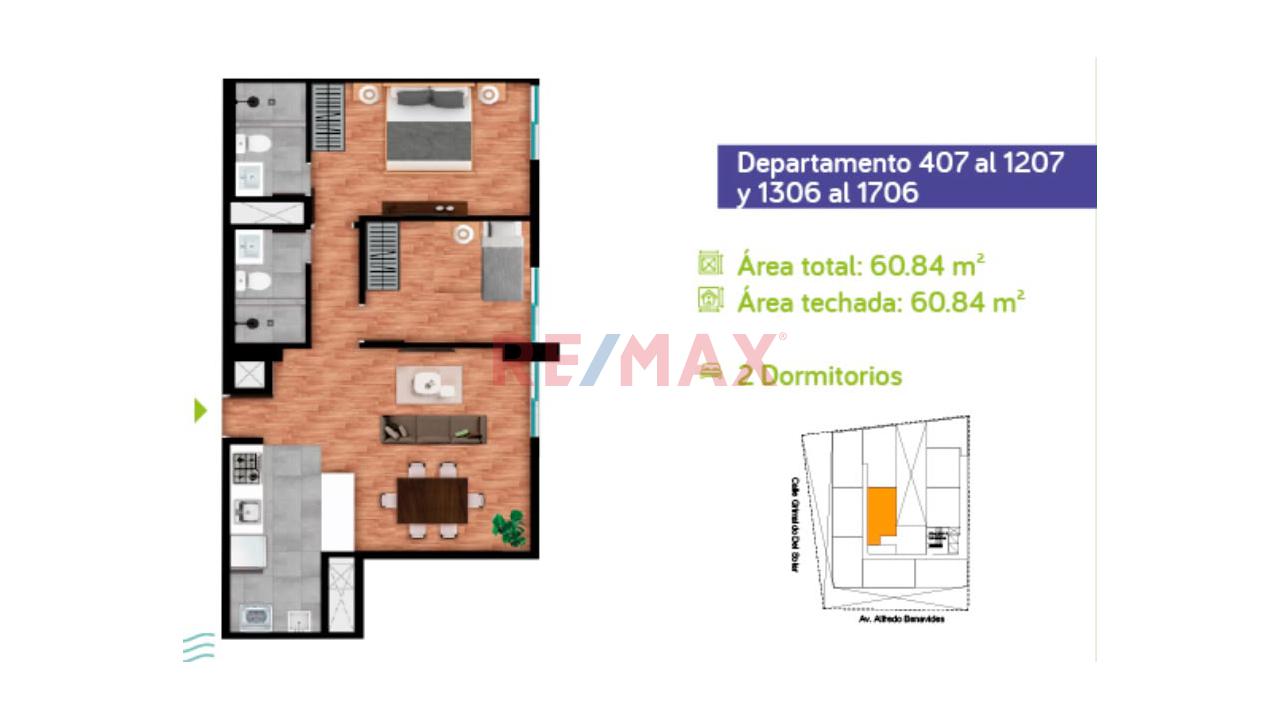 Departamentos En Miraflores De 1, 2 Y 3 Dormitorios — foto 12
