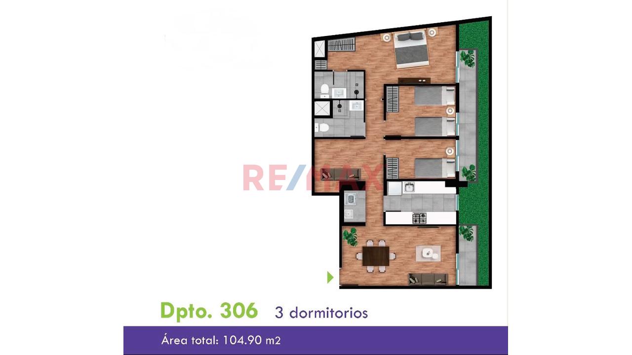 Departamentos En Miraflores De 1, 2 Y 3 Dormitorios — foto 7