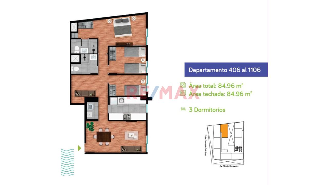 Departamentos En Miraflores De 1, 2 Y 3 Dormitorios — foto 4