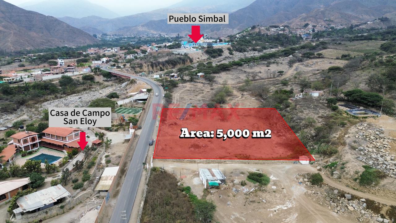 Venta De Terreno De 5000 M2 Al Costado Del Proyecto Aire Simbal - 1