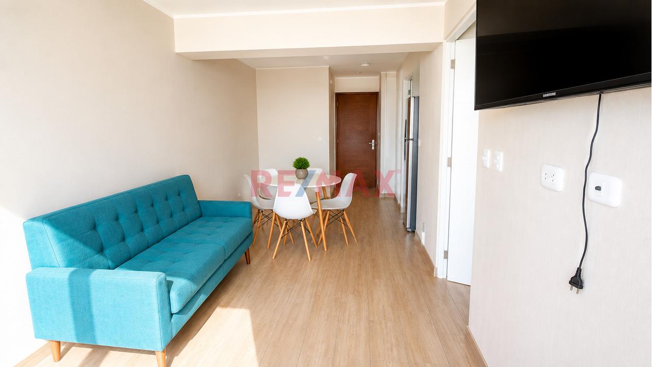 Alquile De Departamento Amoblado, Con Balcon,  Vista Al Mar, Malecon Grau, Magdalena Del Mar — foto 3