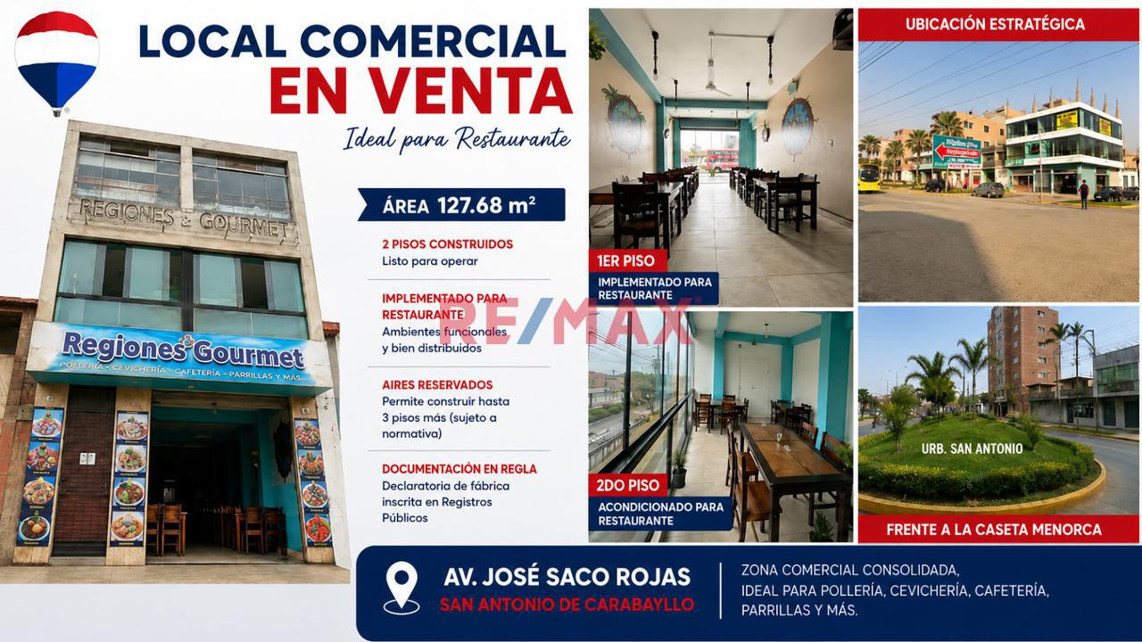LOCAL COMERCIAL EN VENTA