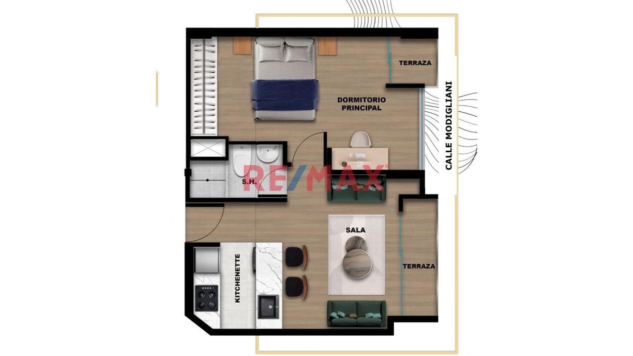 Proyecto De Departamentos  Flat De Estreno En  Venta  La Calera - Surquillo - 1