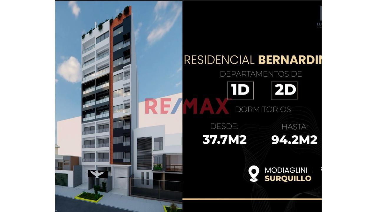 Proyecto De Departamentos  Duplex  De Estreno En  Venta  La Calera - Surquillo - 1