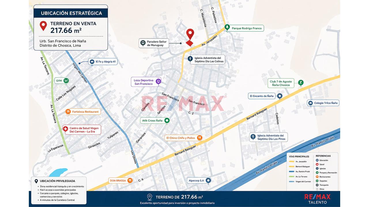 Terreno 217.66 M² - Las Colinas, Ñaña – Lurigancho, Chosica - 6