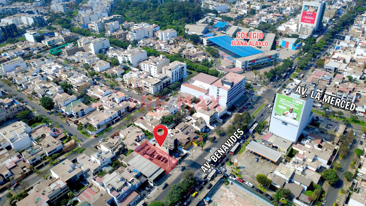 Terreno Comercial En Venta En Miraflores – Av. Benavides | 354 M² | Cz | Cpu:10 Pisos - 3