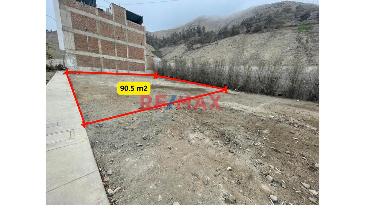 Venta De Terreno 90 M2 En Pachacamac