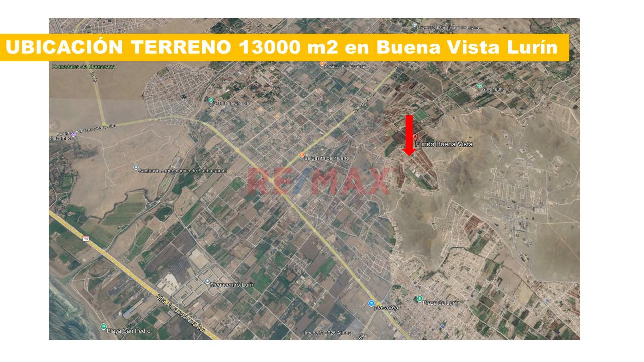Terreno En Buena Vista Lurín 13000 M2 - 2
