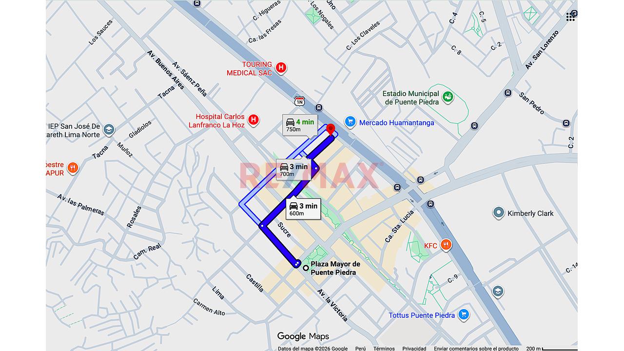 Vendo Lote Comercial En Puente Piedra 134.80 M2 En La Panamericana Norte Y Frente Al Mercado Huamantanga — foto 8