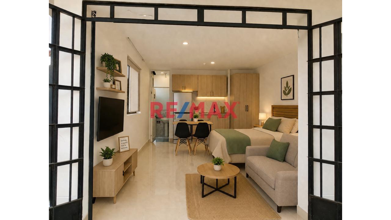 Departamento de 1 dormitorio en Comas, 25 m²