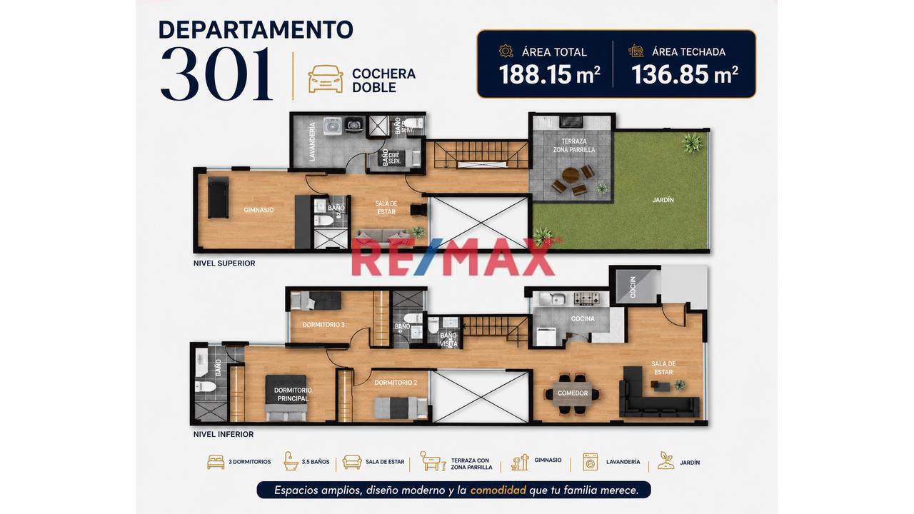 🏡 Dúplex De Estreno – Amplitud, Confort Y Estilo