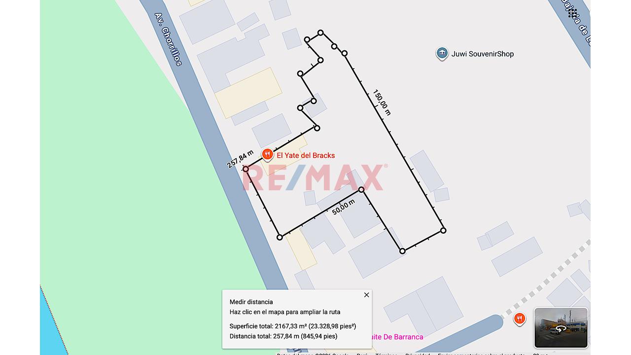 Venta De Terreno Para Desarrollo Turistico En Barranca Playa Chorrillos - 7