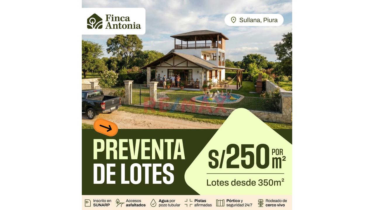 Venta De Lotes De Casa De Campo - Finca Antonia - Lotes Desde 350Mt2 - 2
