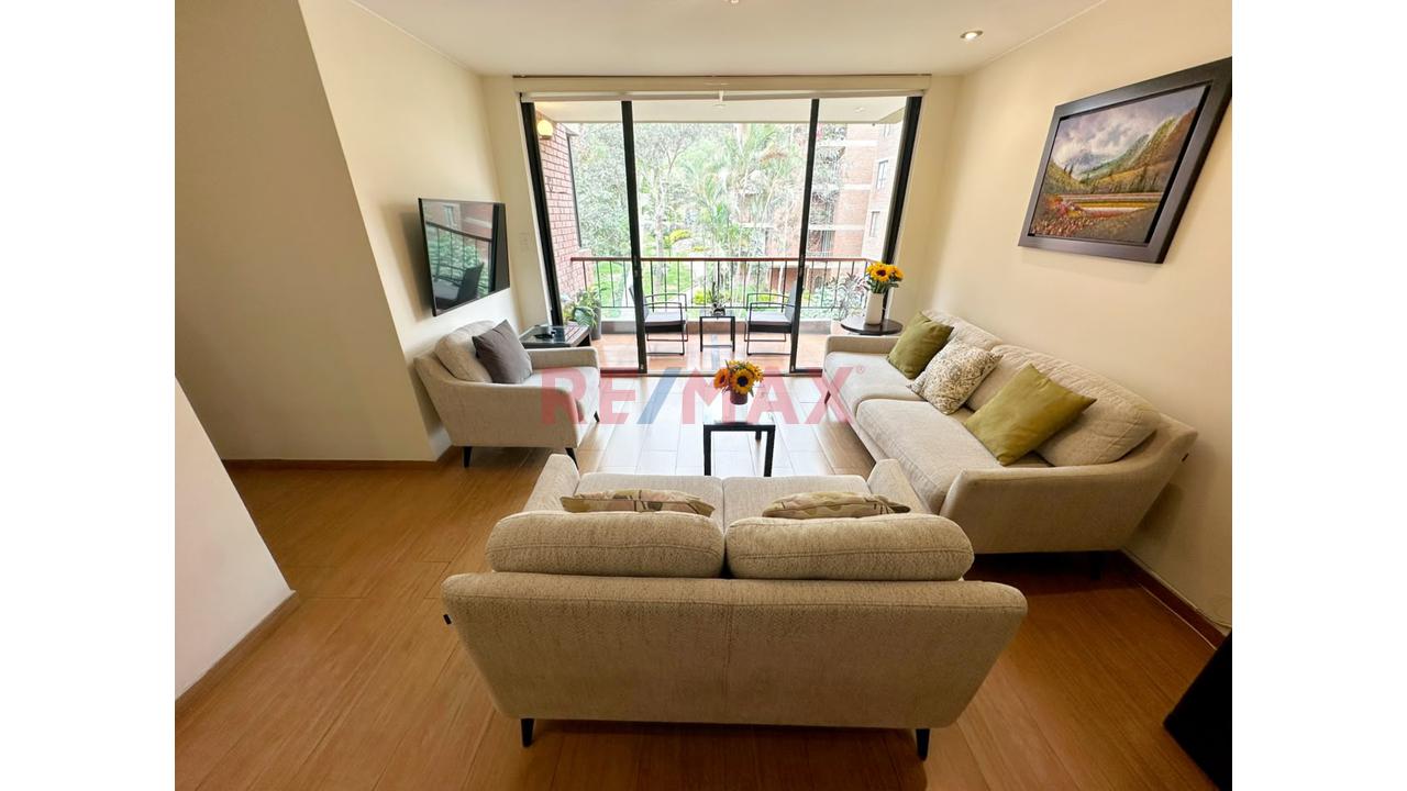 ¡Vive Rodeado De Naturaleza En Lima! Departamento Amoblado O Sin Amoblar En Alquiler  -  Condominio El Prado Los Álamos — foto 3