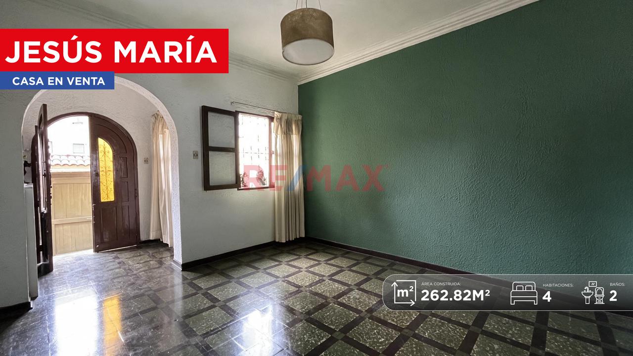 Casa En Venta En Jesús María | 172.25 M², 4 Dormitorios Y Jardines - 1