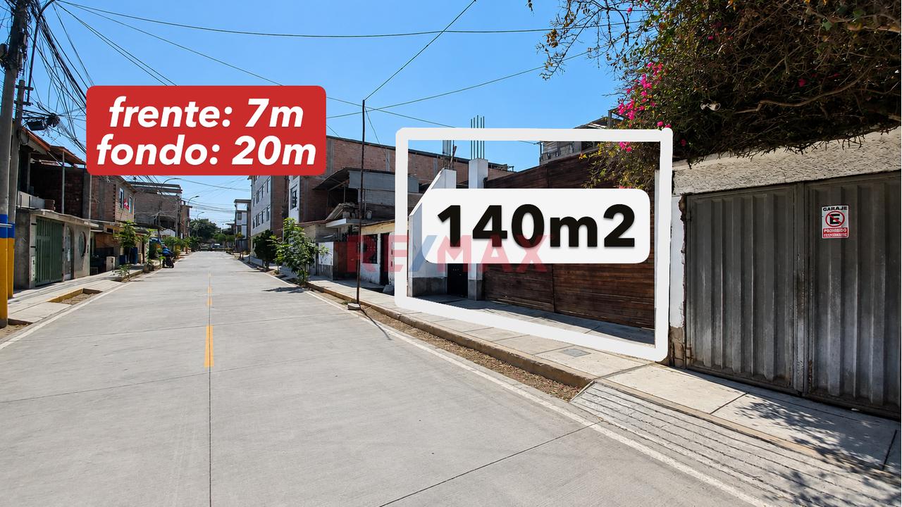 Vendo Terreno Cerca A La Avenida Pastor Sevilla - 140 M2