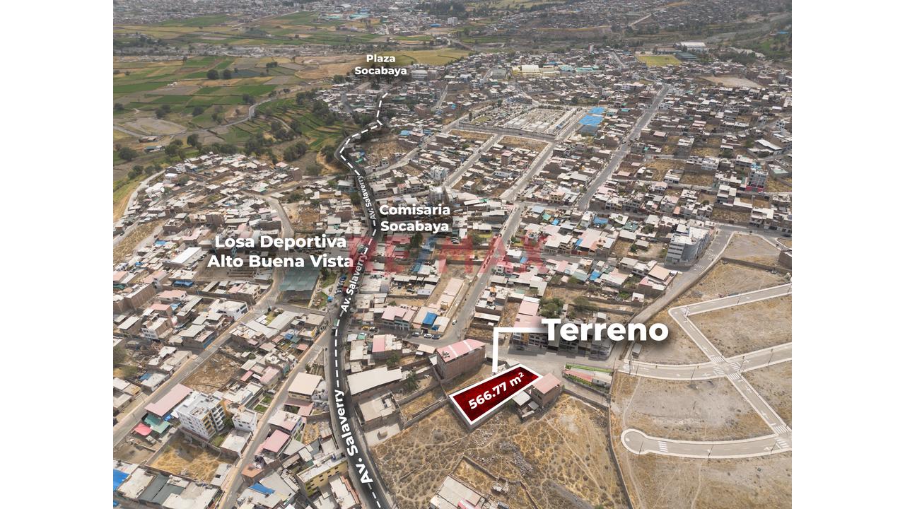 Terreno En Venta A Una Cuadra De La Plaza De Socabaya — foto 4