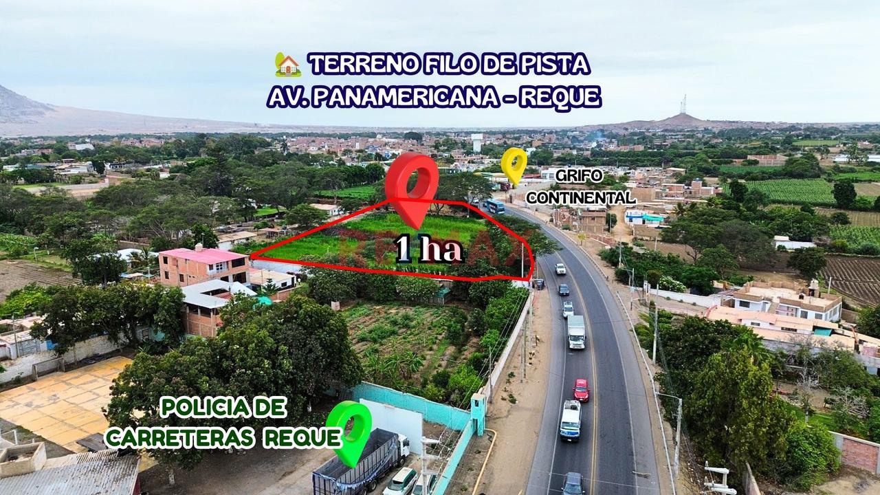 Terreno En Venta En Una Ubicación Estratégica En La Panamericana – 10,000 M² Reque - Chiclayo - 1