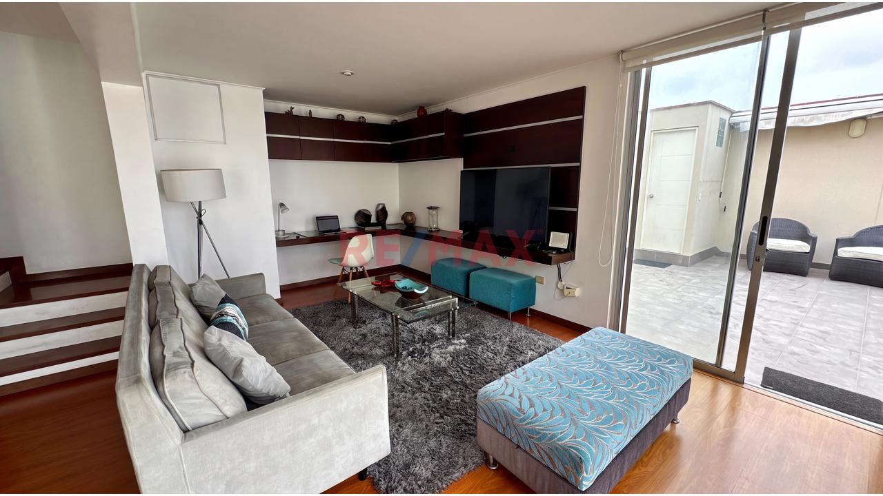 Alquiler Dúplex En Miraflores Con 1 Dormitorio 2 Baños Y 150 M² - 8