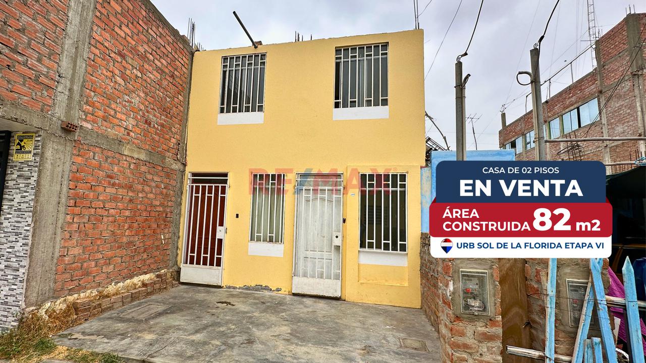 Casa A Precio De Ocasión | Sol De La Florida Vi Etapa | Subtanjalla (Ica)