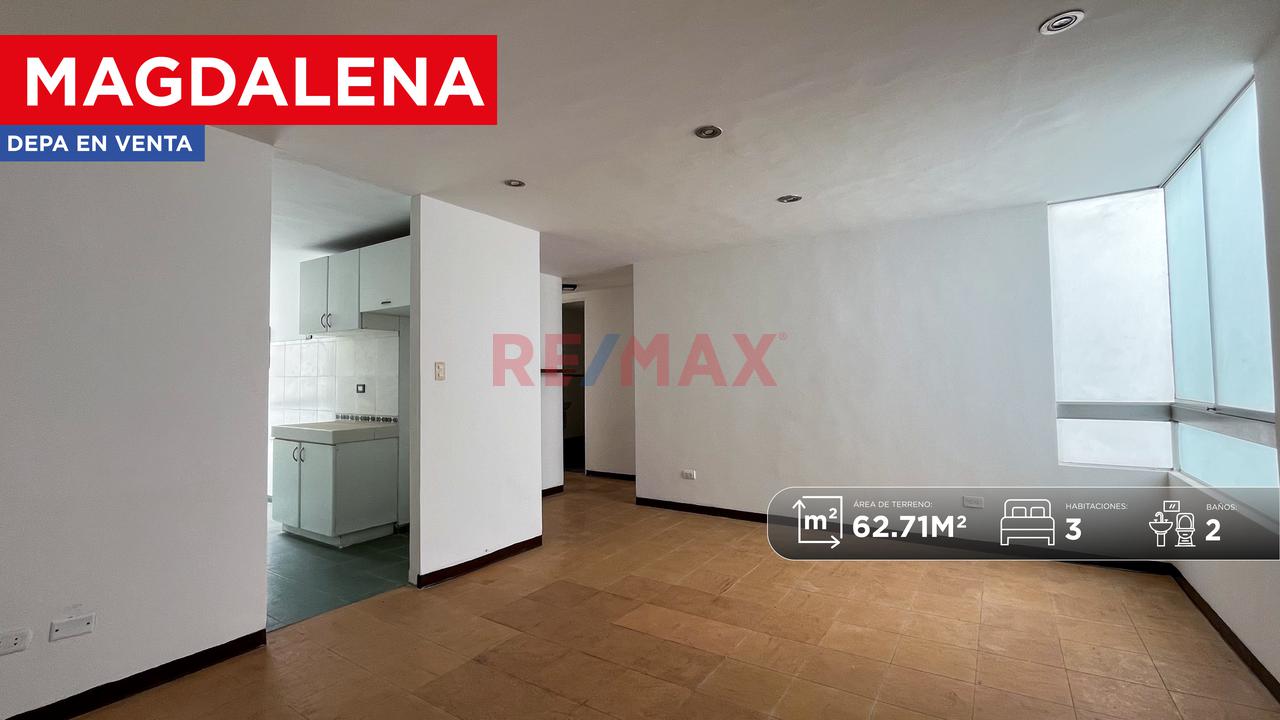 Departamento En Venta En Magdalena | 3 Dormitorios, 2 Baños Y Ubicación Estratégica