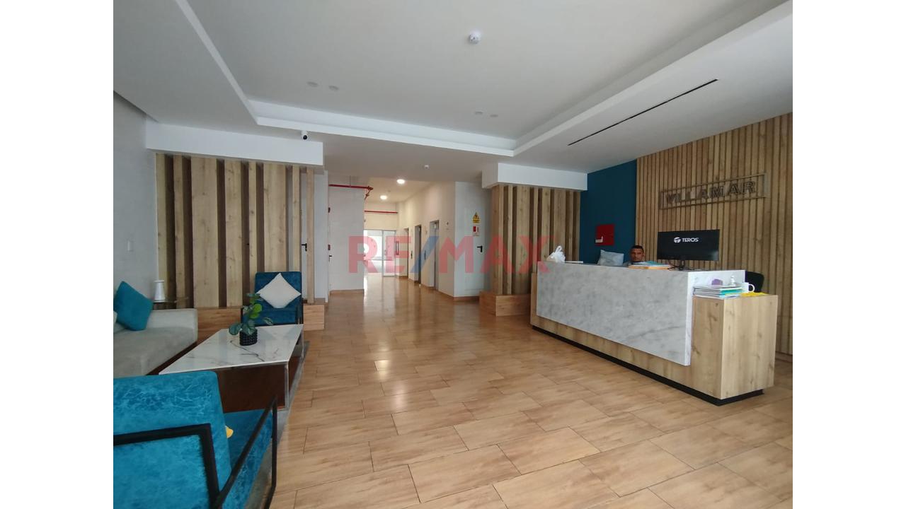 Vive Frente A Parque Y Con Hermosa  Vista Al Mar!!  Exclusivo  Depa Amoblado  En San Miguel — foto 2