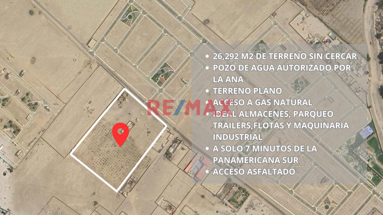 Terreno 26,292 M2  En Alquiler Chilca Al Mejor Precio