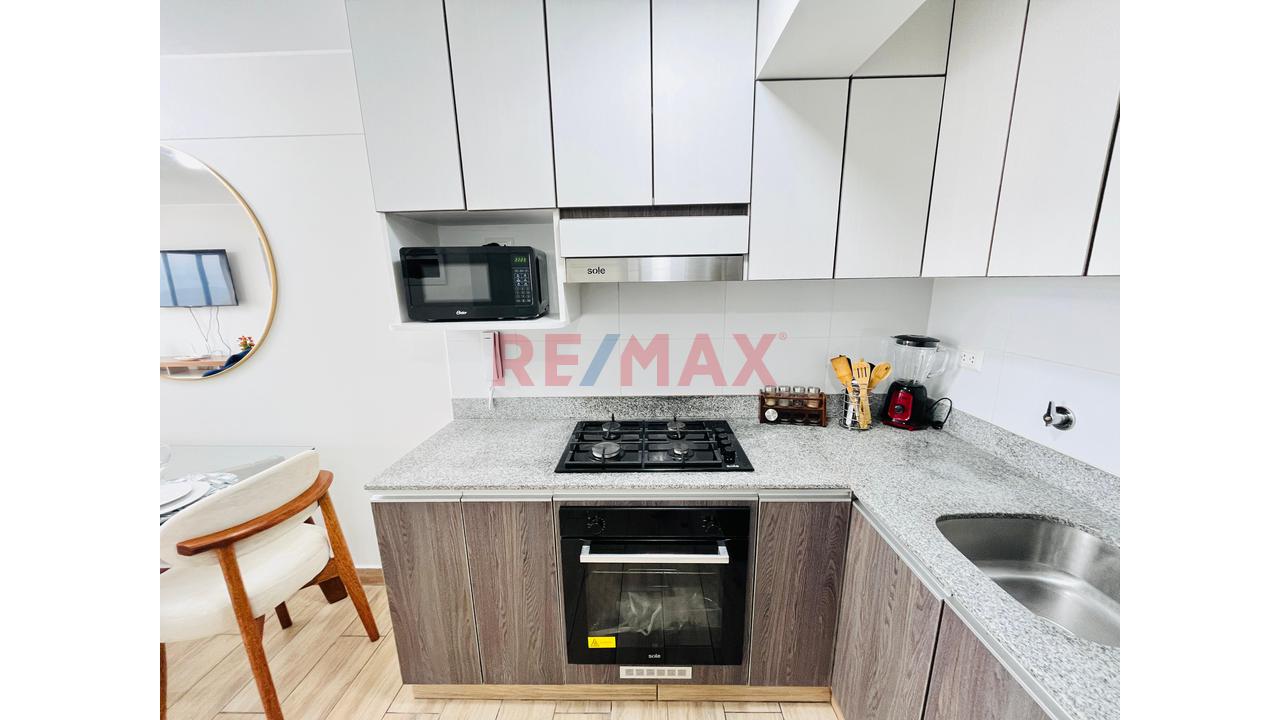 ✨ Departamento Amoblado De 1 Dormitorio De Estreno Con Vista Panorámica Y Al Mar En Barranco — foto 2