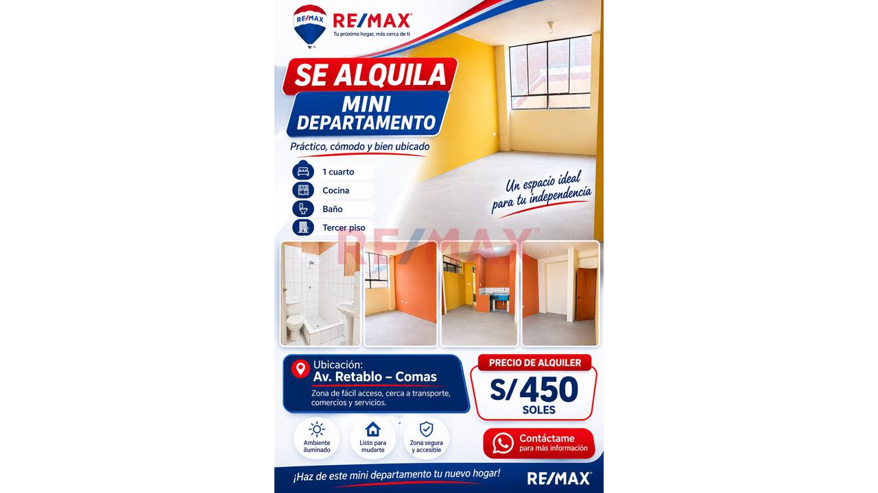 MINIDEPARTAMENTO EN ALQUILER